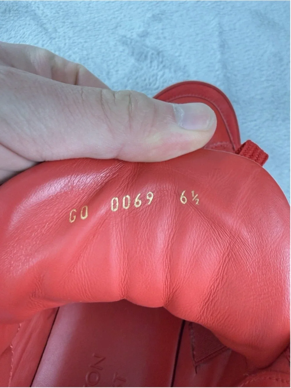 Louis Vuitton Men Sz 7.5 US/6.5 LV Kanye West Don Red Leather Sneakers Complete